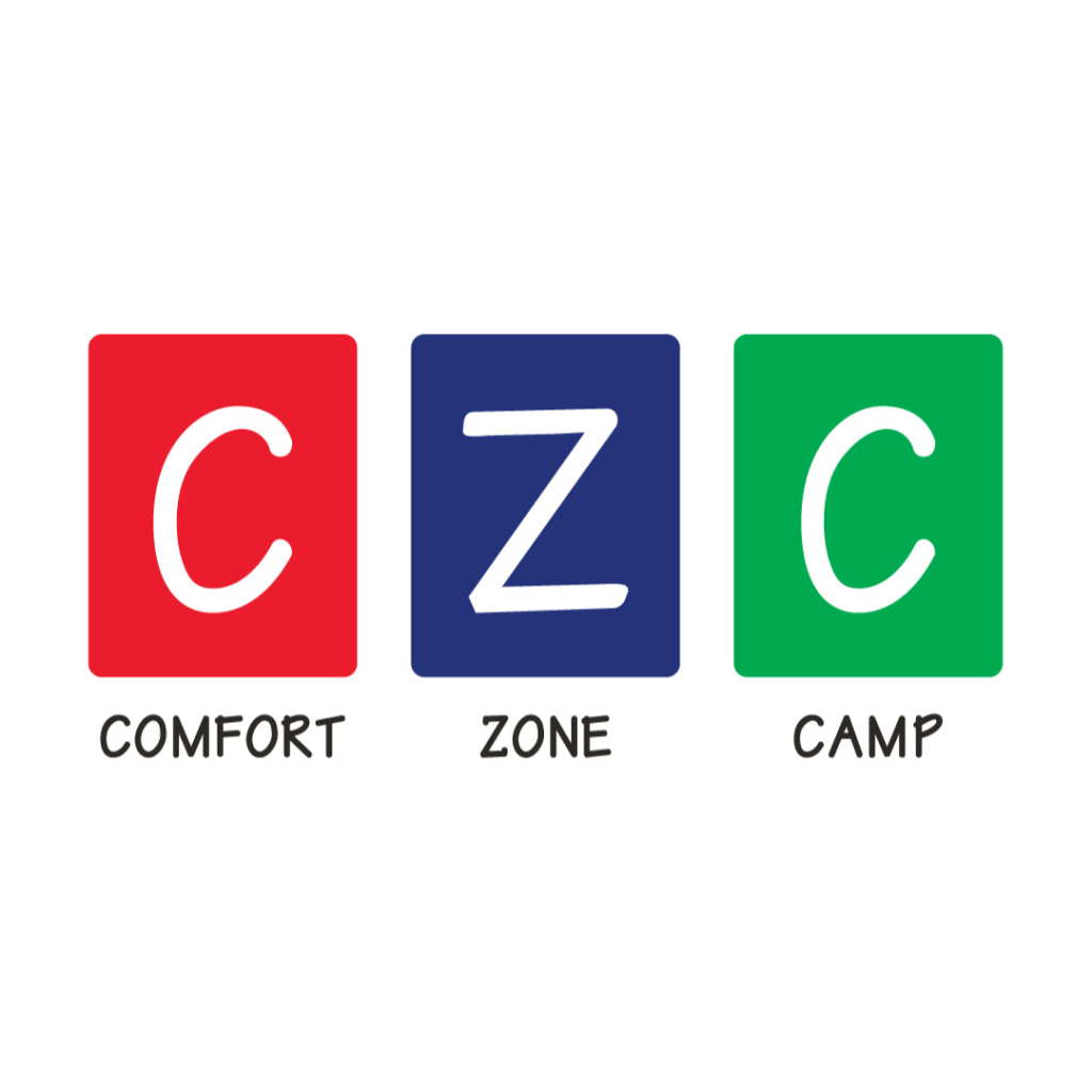 Comfort Zone Camp logo, featured on the mission and community page of Scents of Serenity Day Spa.