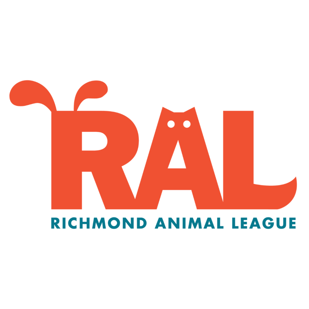 Richmond Animal League (RAL) logo, featured on the mission and community page of Scents of Serenity Day Spa.
