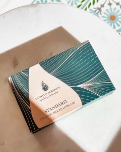 Scents of Serenity Standard Organic Silk Pillowcase